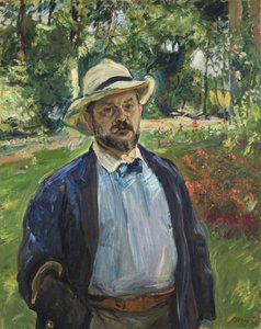 Autorretrato en el jardín de Godramstein, 1910